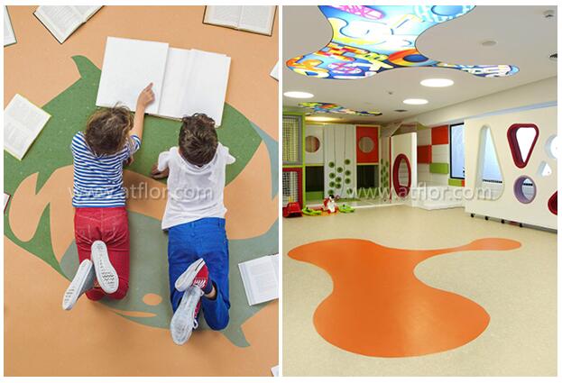 heterogeneous commercial pvc/vinyl sheet (foam backing)